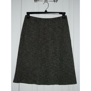 St. John Collection Black & White A Line Skirt